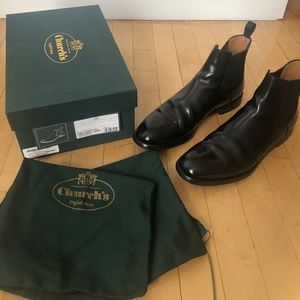 Church's Monmouth Leather Chelsea Boots - Black